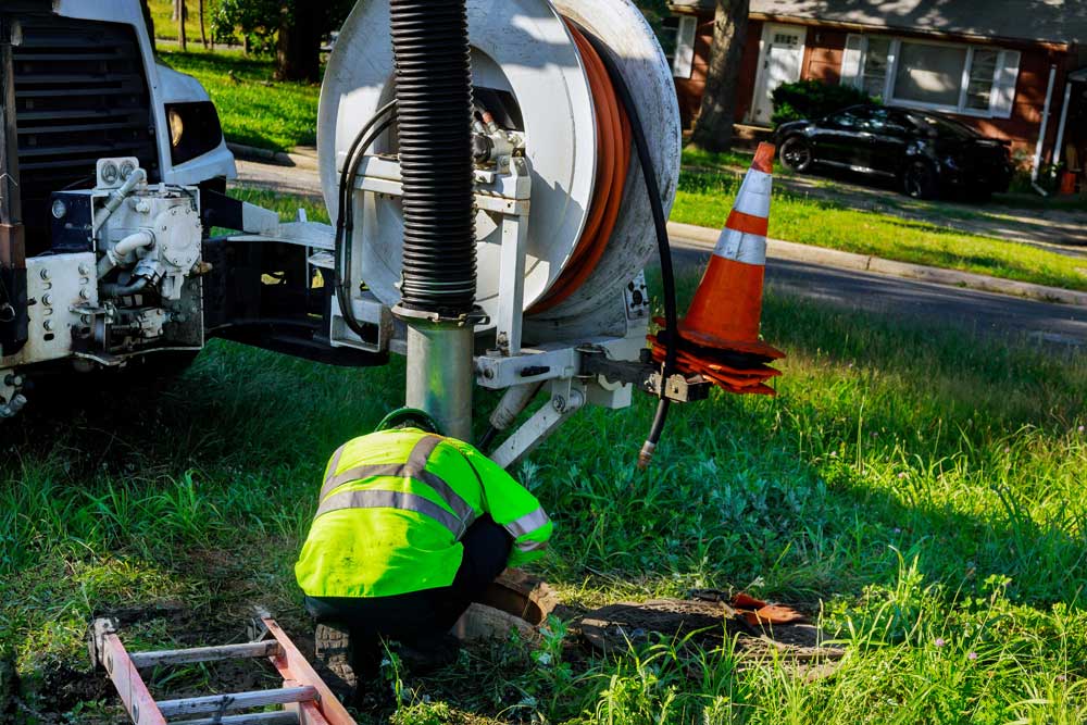 Outdoor Drain Cleaning